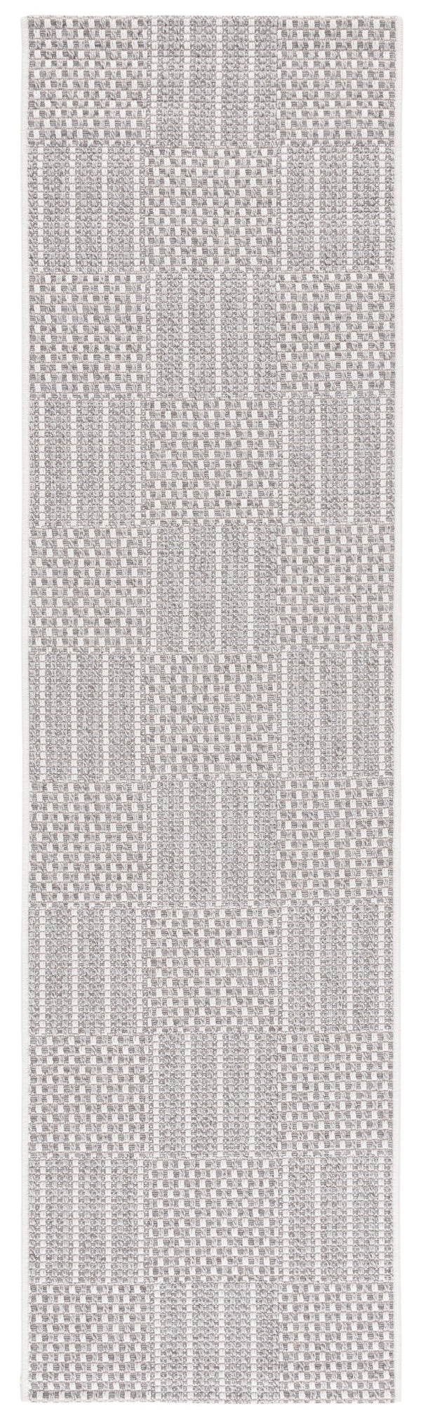 Safavieh Sisal Elegant All-weather Rug For Indoor And Outdoor Spaces - Durable, Stylish, And Easy To Maintain Grey ,Ivory 86% Polypropylene,14% Polyester Saw648f-7r