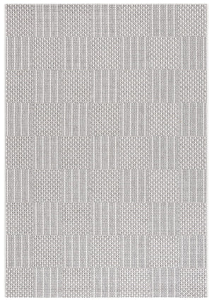Safavieh Sisal Elegant All-weather Rug For Indoor And Outdoor Spaces - Durable, Stylish, And Easy To Maintain Grey ,Ivory 86% Polypropylene,14% Polyester Saw648f-7r