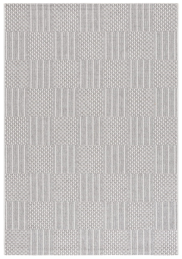 Safavieh Sisal Elegant All-weather Rug For Indoor And Outdoor Spaces - Durable, Stylish, And Easy To Maintain Grey ,Ivory 86% Polypropylene,14% Polyester Saw648f-7r