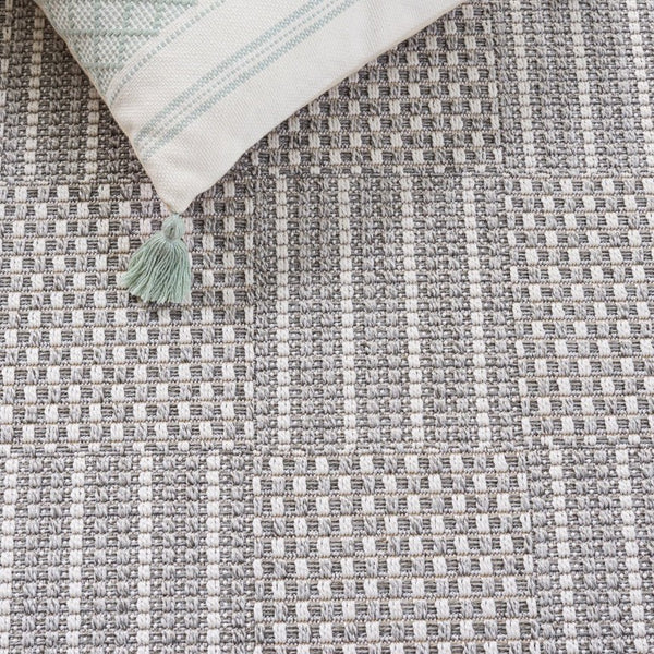 Safavieh Sisal All-Weather Indoor Outdoor Rug Power Loomed Polypropylene Neutral Living Room Gray SAW648F-9