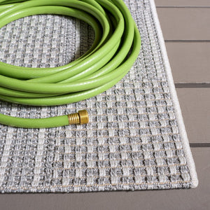 Safavieh Sisal All-Weather Indoor Outdoor Rug Power Loomed Polypropylene Neutral Living Room Gray SAW648F-9