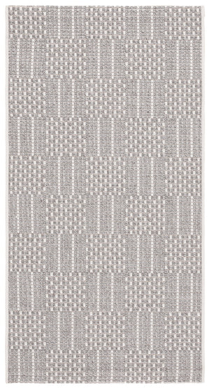 Safavieh Sisal Elegant All-weather Rug For Indoor And Outdoor Spaces - Durable, Stylish, And Easy To Maintain Grey ,Ivory 86% Polypropylene,14% Polyester Saw648f-7r