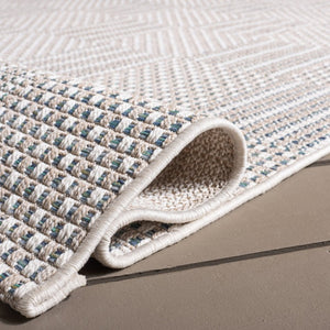 Safavieh Sisal Inspired All Weather Indoor Outdoor Area Rug Coastal Farmhouse Living Room Accent Teal SAW648J-6