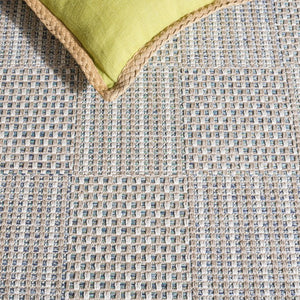 Safavieh Sisal Inspired All Weather Indoor Outdoor Area Rug Coastal Farmhouse Living Room Accent Teal SAW648J-6
