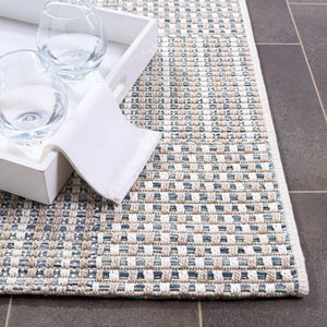 Safavieh Sisal Inspired All Weather Indoor Outdoor Area Rug Coastal Farmhouse Living Room Accent Teal SAW648J-6