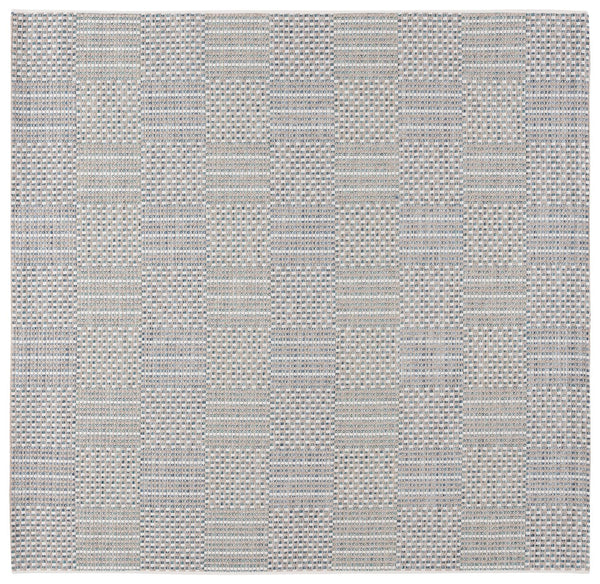 Safavieh Sisal Elegant All-weather Rug For Indoor And Outdoor Spaces - Durable, Stylish, And Easy To Maintain Aqua ,Beige Ivory 86% Polypropylene,14% Polyester Saw648j-5