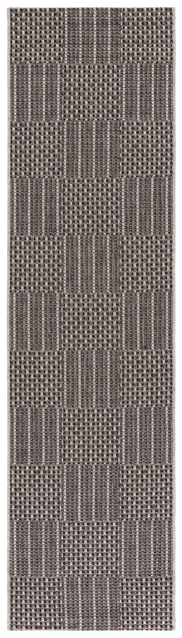 Safavieh Sisal Elegant All-weather Rug For Indoor And Outdoor Spaces - Durable, Stylish, And Easy To Maintain Black ,Grey 86% Polypropylene,14% Polyester Saw648z-9