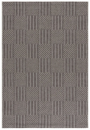 Safavieh Sisal Inspired All Weather Indoor Outdoor Area Rug Coastal Farmhouse Living Room Accent Black SAW648Z-6