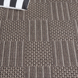 Safavieh Sisal Inspired All Weather Indoor Outdoor Area Rug Coastal Farmhouse Living Room Accent Black SAW648Z-6