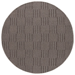 Safavieh Sisal Elegant All-weather Rug For Indoor And Outdoor Spaces - Durable, Stylish, And Easy To Maintain Black ,Grey 86% Polypropylene,14% Polyester Saw648z-9