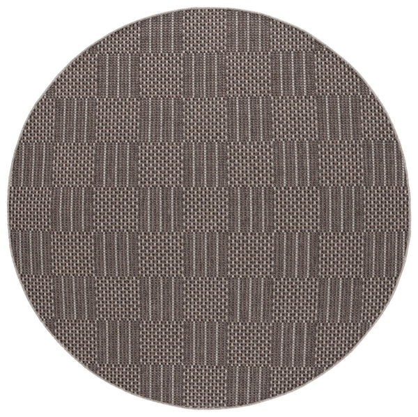 Safavieh Sisal Elegant All-weather Rug For Indoor And Outdoor Spaces - Durable, Stylish, And Easy To Maintain Black ,Grey 86% Polypropylene,14% Polyester Saw648z-9