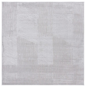 Safavieh Saylor 100 Power Loomed Transitional Rug Grey 6'-3" x 6'-3" Square