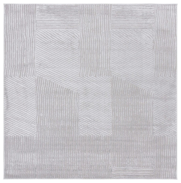 Safavieh Saylor 100 Power Loomed Transitional Rug Grey 6'-3" x 6'-3" Square
