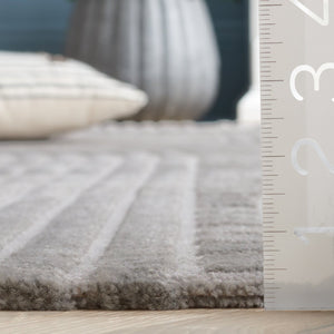 Safavieh Saylor 10x14 Grey Area Rug - Elegant Rectangular Design With Soft Pile, Perfect For Any Room Decor Grey 70% Polypropylene,30% Polyester Shrink Say106f-10