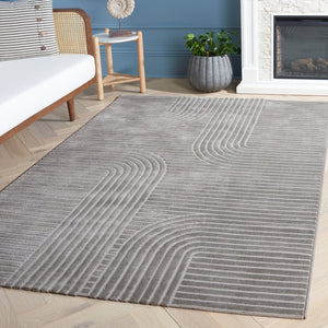 Safavieh Saylor 10x14 Grey Area Rug - Elegant Rectangular Design With Soft Pile, Perfect For Any Room Decor Grey 70% Polypropylene,30% Polyester Shrink Say106f-10