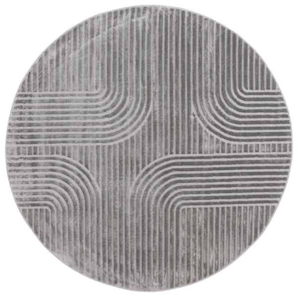 Safavieh Saylor Transitional Area Rug With Abstract Geometric Design For Modern Elegance And Comfort Grey 58% Polypropylene  30% Jute  12 % Polyester Say106f-26