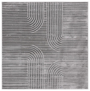 Safavieh Saylor Transitional Area Rug With Abstract Geometric Design For Modern Elegance And Comfort Grey 58% Polypropylene  30% Jute  12 % Polyester Say106f-26