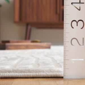 Safavieh Saylor Elegant Turkish Area Rug – Luxurious Ivory Design With Timeless Style For Any Home Decor Ivory 70% Polypropylene,30% Polyester Shrink Say107a-10