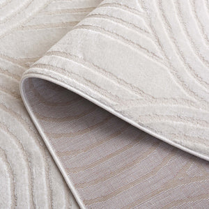 Safavieh Saylor Elegant Turkish Area Rug – Luxurious Ivory Design With Timeless Style For Any Home Decor Ivory 70% Polypropylene,30% Polyester Shrink Say107a-10