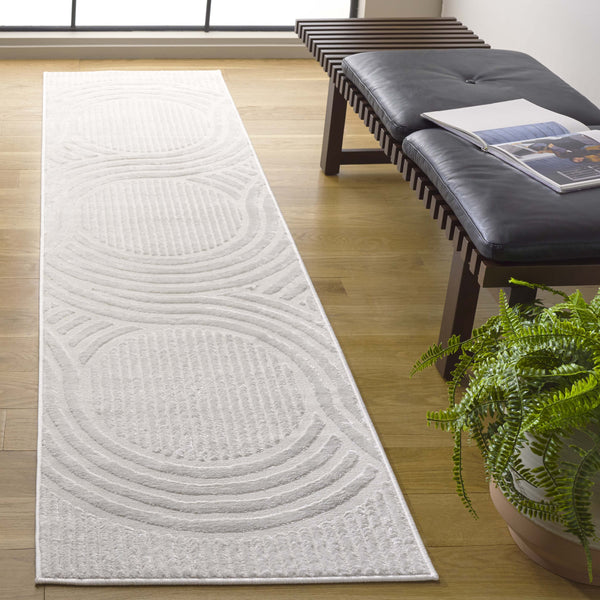 Safavieh Saylor Luxurious Area Rug With Abstract Design - Modern Elegance For Any Home Decor Style Ivory 70% Polypropylene,30% Polyester Shrink Say111a-6