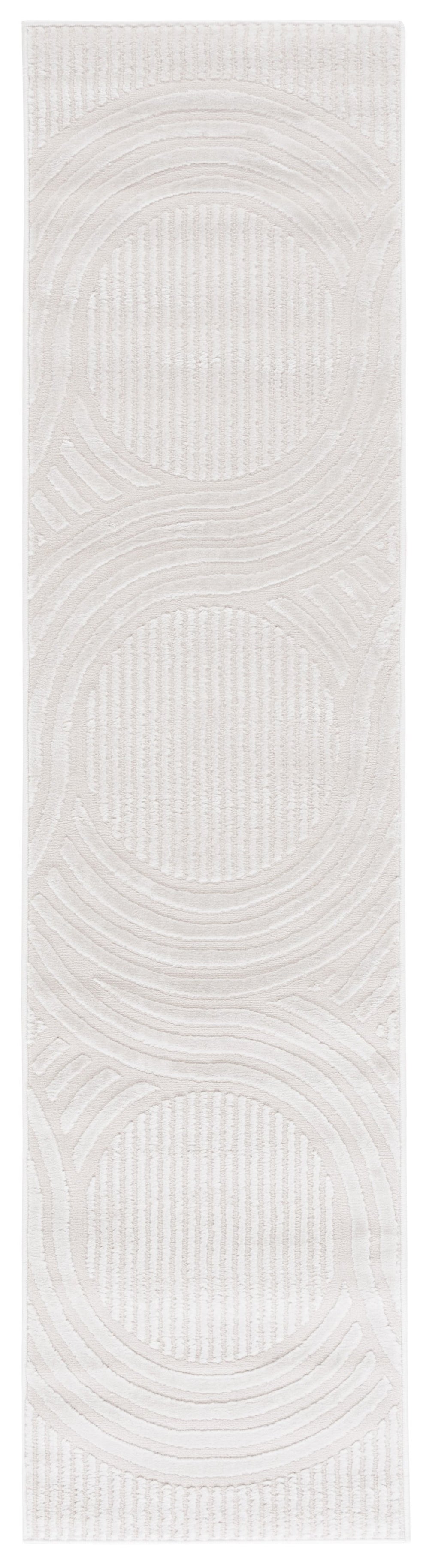 Safavieh Saylor Luxurious Area Rug With Abstract Design - Modern Elegance For Any Home Decor Style Ivory 70% Polypropylene,30% Polyester Shrink Say111a-6