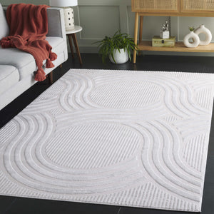 Safavieh Saylor Luxurious Area Rug With Abstract Design - Modern Elegance For Any Home Decor Style Ivory 70% Polypropylene,30% Polyester Shrink Say111a-6