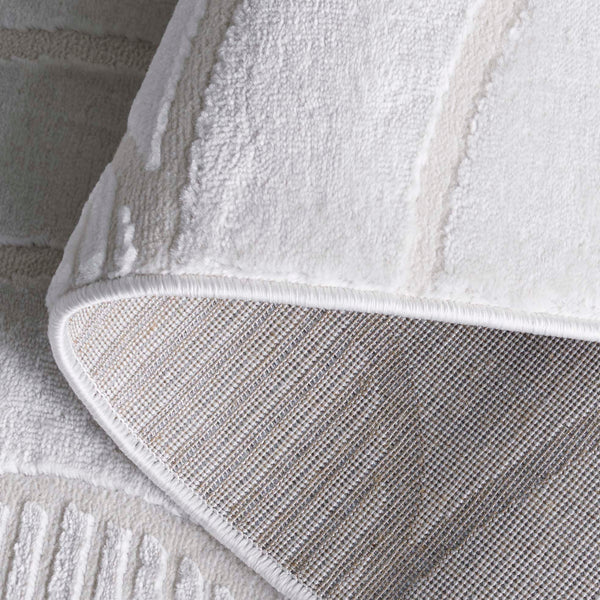 Safavieh Saylor Modern Area Rug - Luxurious Ivory Design With Plush Texture, Durable Craftsmanship & Style Ivory 70% Polypropylene,30% Polyester Shrink Say112a-6r