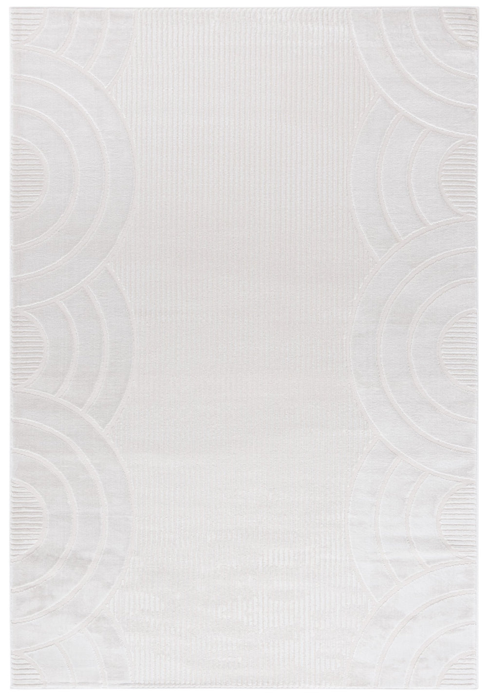 Safavieh Saylor Modern Area Rug - Luxurious Ivory Design With Plush Texture, Durable Craftsmanship & Style Ivory 70% Polypropylene,30% Polyester Shrink Say112a-6r
