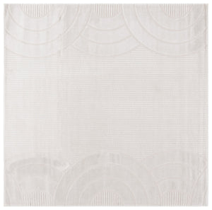 Safavieh Saylor Modern Area Rug - Luxurious Ivory Design With Plush Texture, Durable Craftsmanship & Style Ivory 70% Polypropylene,30% Polyester Shrink Say112a-6r