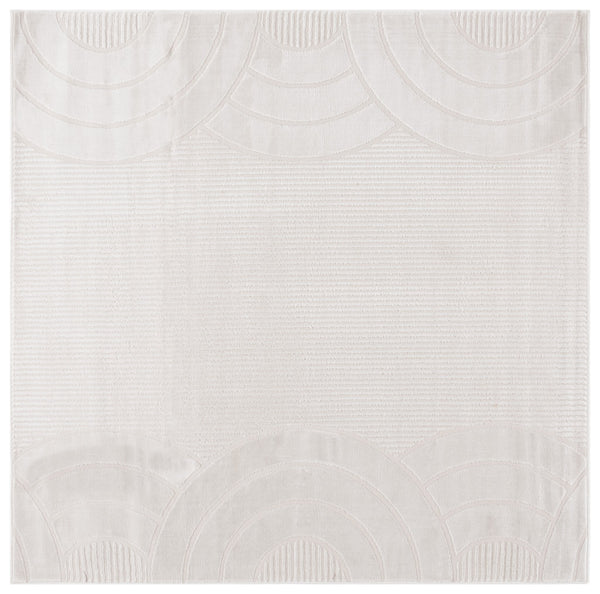 Safavieh Saylor Modern Area Rug - Luxurious Ivory Design With Plush Texture, Durable Craftsmanship & Style Ivory 70% Polypropylene,30% Polyester Shrink Say112a-6r