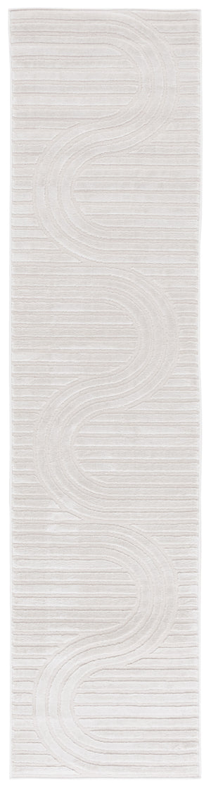 Safavieh Saylor Modern Round Area Rug - Luxurious Turkish Design For Chic Living Spaces & Cozy Atmosphere Ivory 70% Polypropylene,30% Polyester Shrink Say113a-6sq