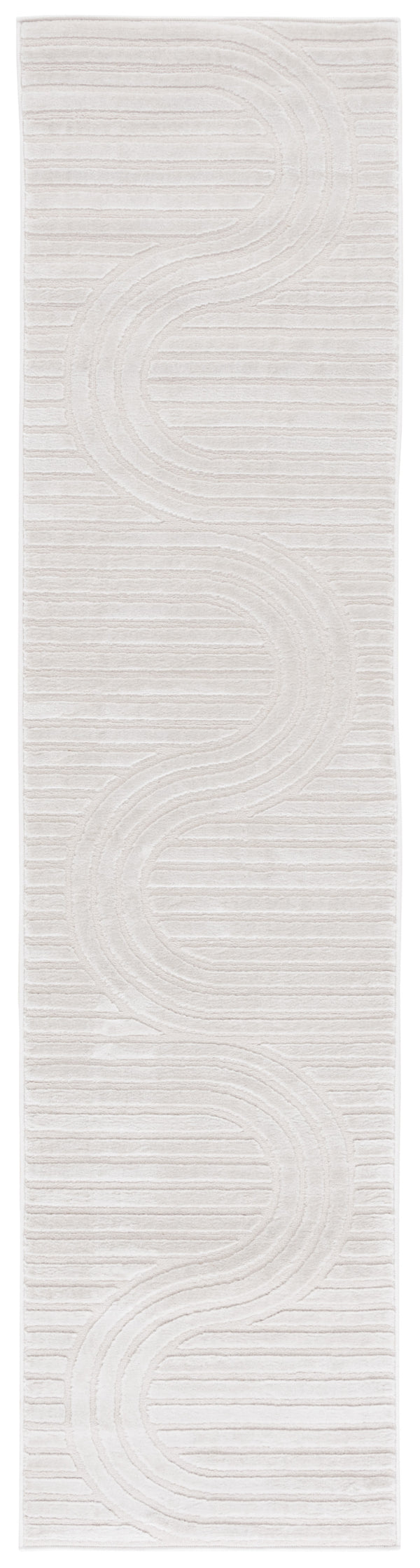 Safavieh Saylor Modern Round Area Rug - Luxurious Turkish Design For Chic Living Spaces & Cozy Atmosphere Ivory 70% Polypropylene,30% Polyester Shrink Say113a-6sq