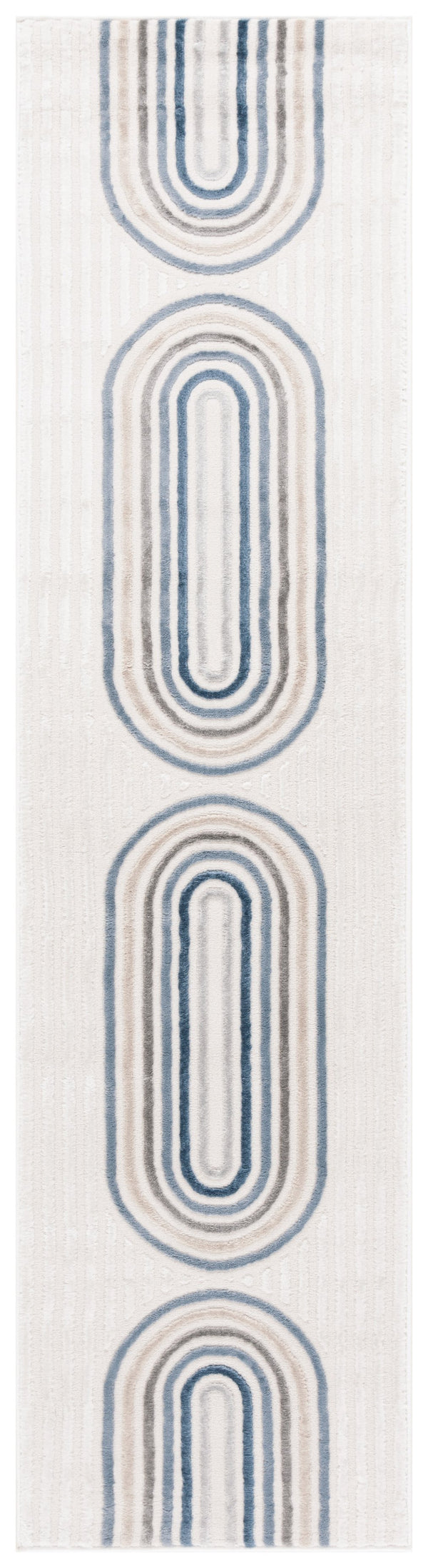 Safavieh Saylor Stylish Area Rug In Elegant Ivory And Blue Grey – Luxurious, Durable, And Easy To Maintain Ivory ,Blue Grey 70% Polypropylene,30% Polyester Shrink Say114a-8