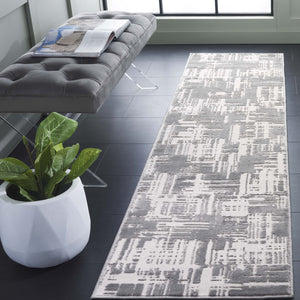 Safavieh Saylor Stunning Area Rug - Modern Ivory And Dark Grey Design For Luxurious Home Decor And Comfort Ivory ,Dark Grey 70% Polypropylene,30% Polyester Shrink Say115f-28