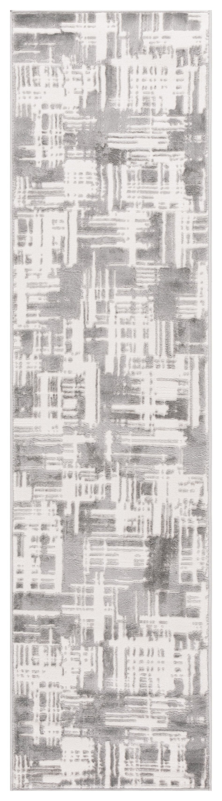 Safavieh Saylor Stunning Area Rug - Modern Ivory And Dark Grey Design For Luxurious Home Decor And Comfort Ivory ,Dark Grey 70% Polypropylene,30% Polyester Shrink Say115f-28