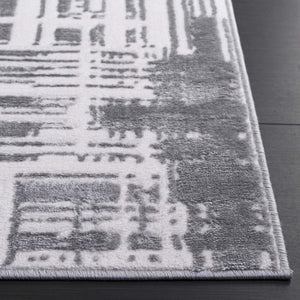 Safavieh Saylor Stunning Area Rug - Modern Ivory And Dark Grey Design For Luxurious Home Decor And Comfort Ivory ,Dark Grey 70% Polypropylene,30% Polyester Shrink Say115f-28
