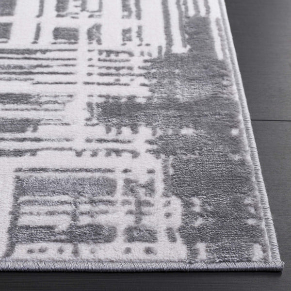 Safavieh Saylor Stunning Area Rug - Modern Ivory And Dark Grey Design For Luxurious Home Decor And Comfort Ivory ,Dark Grey 70% Polypropylene,30% Polyester Shrink Say115f-28