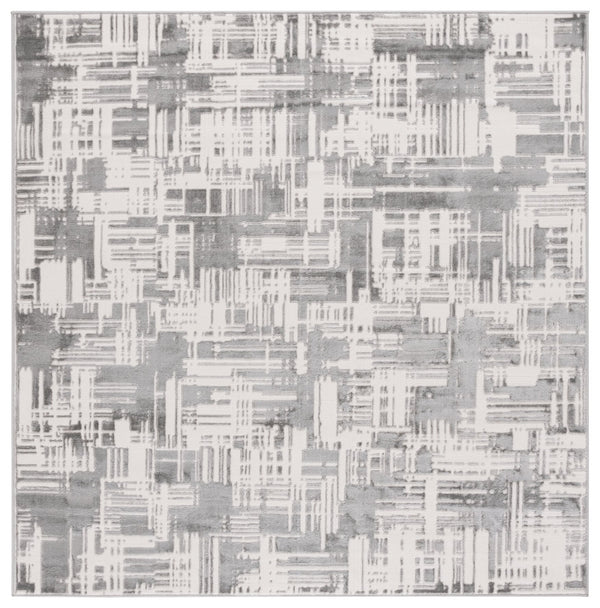 Safavieh Saylor Stunning Area Rug - Modern Ivory And Dark Grey Design For Luxurious Home Decor And Comfort Ivory ,Dark Grey 70% Polypropylene,30% Polyester Shrink Say115f-28