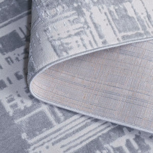 Safavieh Saylor Stunning Area Rug - Modern Ivory And Dark Grey Design For Luxurious Home Decor And Comfort Ivory ,Light Grey 70% Polypropylene,30% Polyester Shrink Say115g-28