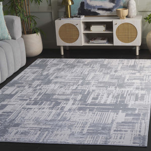 Safavieh Saylor Stunning Area Rug - Modern Ivory And Dark Grey Design For Luxurious Home Decor And Comfort Ivory ,Light Grey 70% Polypropylene,30% Polyester Shrink Say115g-28