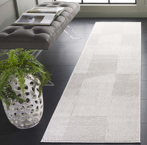 Safavieh Saylor Modern 8x10 Feet Area Rug - Elegant Ivory Design For Cozy Living Spaces, Durable & Stylish Ivory 70% Polypropylene,30% Polyester Shrink Say119a-9