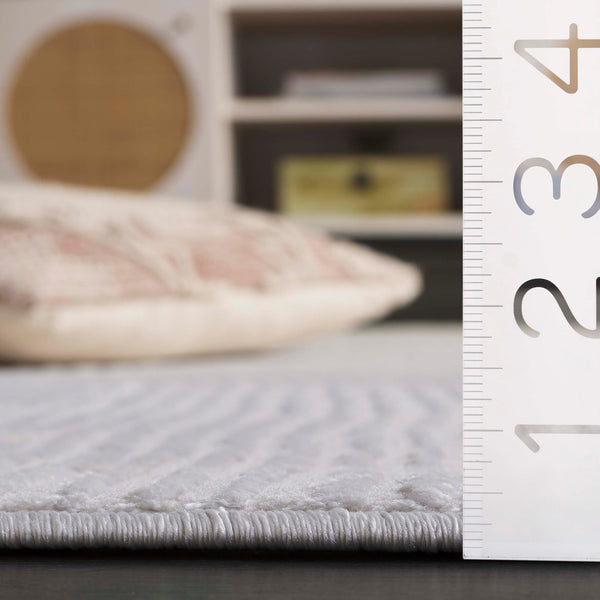 Safavieh Saylor Modern 8x10 Feet Area Rug - Elegant Ivory Design For Cozy Living Spaces, Durable & Stylish Ivory 70% Polypropylene,30% Polyester Shrink Say119a-9