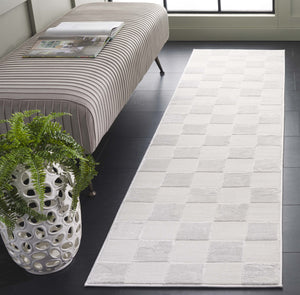 Safavieh Saylor Modern Geometric Area Rug - Elevate Your Home With Luxurious Comfort And Timeless Style Ivory 70% Polypropylene,30% Polyester Shrink Say122a-6sq