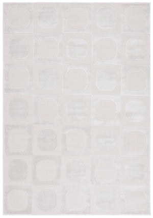 Safavieh Saylor Elegant Geometric Area Rug – Modern Design For Sophisticated Living Spaces, 8' X 10' Size Ivory 70% Polypropylene,30% Polyester Shrink Say124a-9