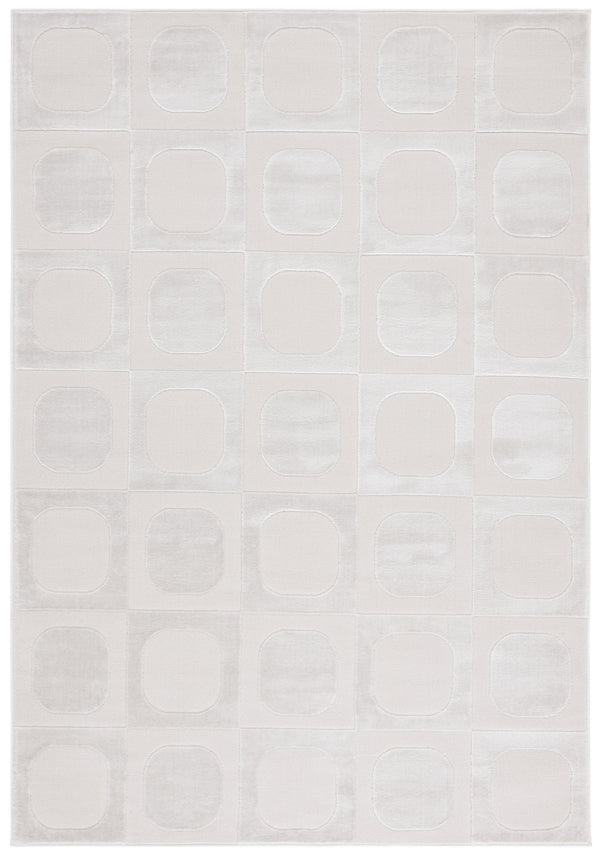 Safavieh Saylor Elegant Geometric Area Rug – Modern Design For Sophisticated Living Spaces, 8' X 10' Size Ivory 70% Polypropylene,30% Polyester Shrink Say124a-9