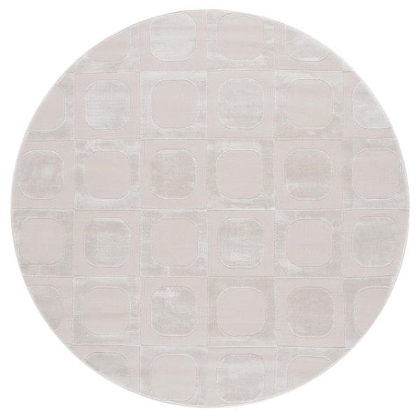 Safavieh Saylor Elegant Geometric Area Rug – Modern Design For Sophisticated Living Spaces, 8' X 10' Size Ivory 70% Polypropylene,30% Polyester Shrink Say124a-9