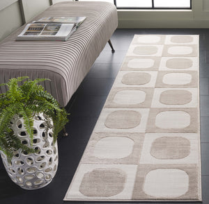 Safavieh Saylor Elegant Geometric Area Rug – Modern Design For Sophisticated Living Spaces, 8' X 10' Size Beige ,Ivory 70% Polypropylene,30% Polyester Shrink Say124b-28