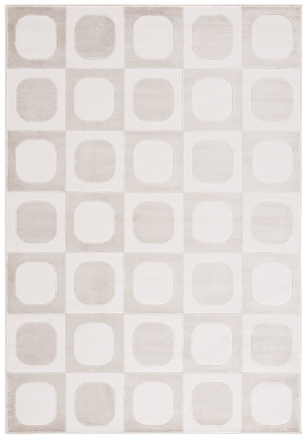 Safavieh Saylor Elegant Geometric Area Rug – Modern Design For Sophisticated Living Spaces, 8' X 10' Size Beige ,Ivory 70% Polypropylene,30% Polyester Shrink Say124b-28