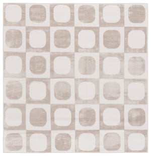 Safavieh Saylor Elegant Geometric Area Rug – Modern Design For Sophisticated Living Spaces, 8' X 10' Size Beige ,Ivory 70% Polypropylene,30% Polyester Shrink Say124b-28