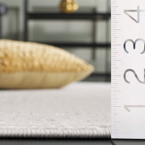 Safavieh Saylor Contemporary Area Rug In Elegant Ivory - 8x10 Plush Design For Modern Home Decor Enhancements Ivory 70% Polypropylene,30% Polyester Shrink Say126a-4